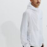 V Windbreaker 
White