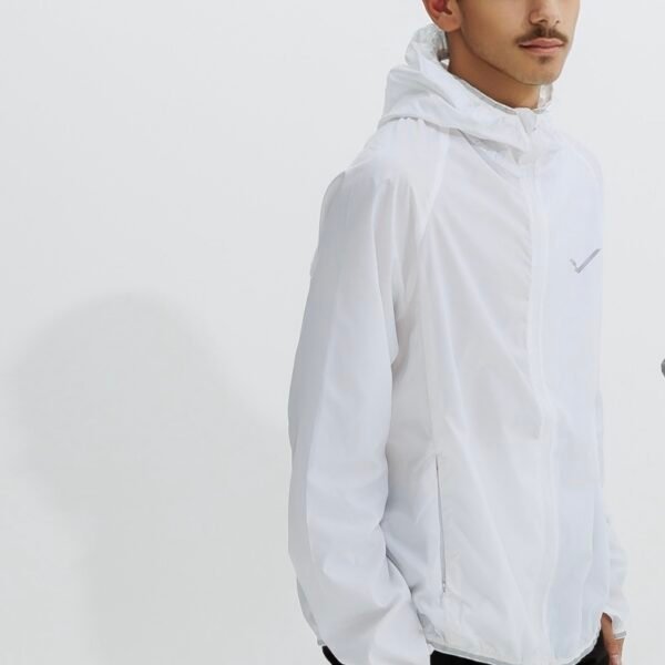 V Windbreaker 
White